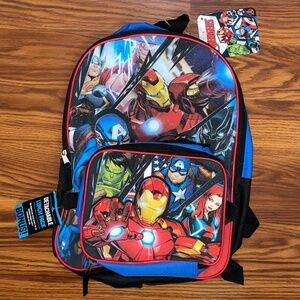 Marvel Avengers Backpack with Detachable Lunchbox